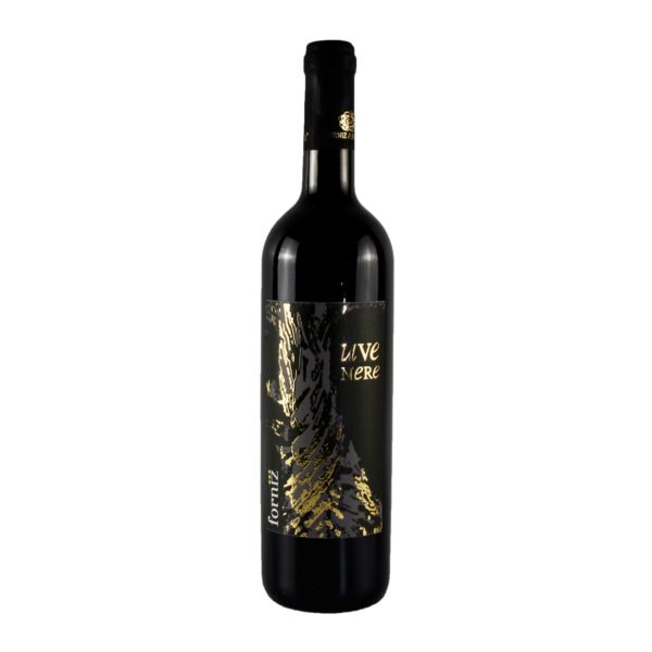 Bottiglia di vino rosso Uve Nere Forniz 750 ml