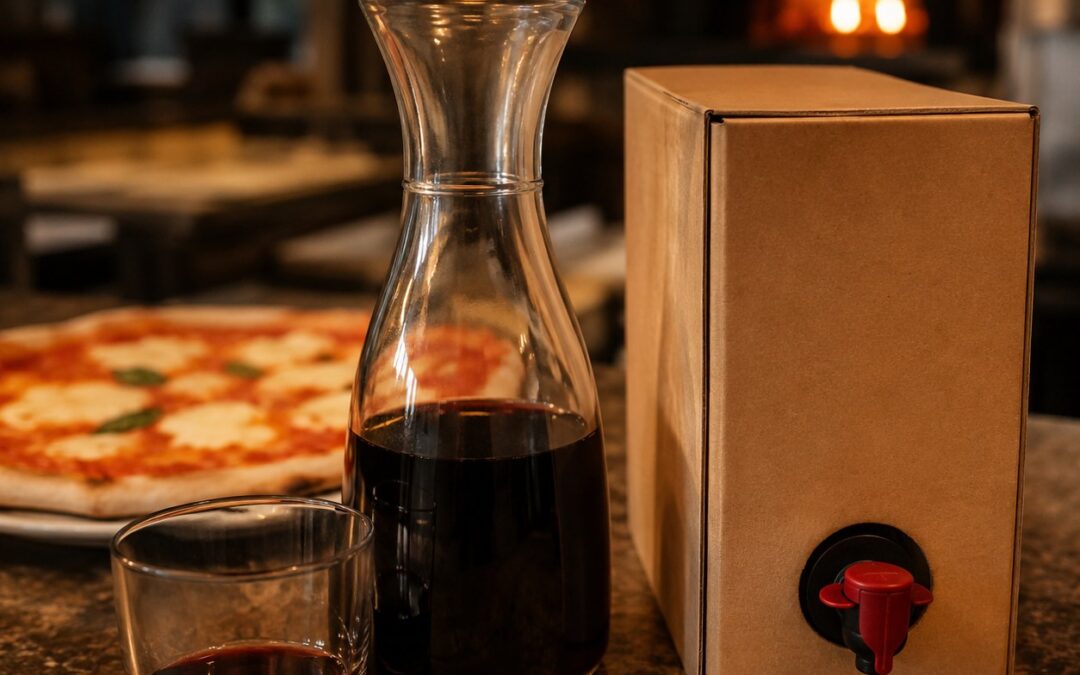 Vino in Bag in Box per Pizzerie d’Asporto e Delivery